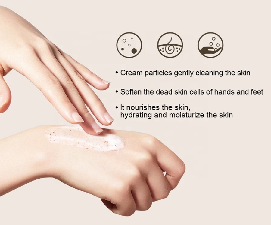 MOND'SUB Hand and Foot Scrub Organic Coconut Oil Exfoliating Foot Scrub Nourishing Hand Scrub