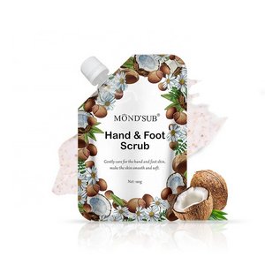 MOND'SUB Hand and Foot Scrub Organic Coconut Oil Exfoliating Foot Scrub Nourishing Hand Scrub