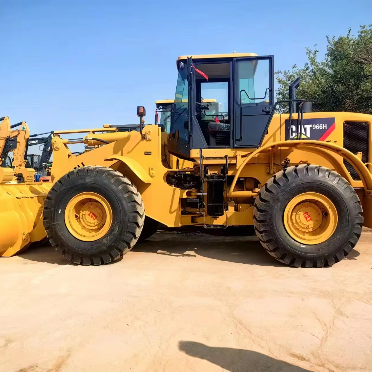 USED Shovel handling machinery 966H American original EPA Engine 6ton used large Front-end loaders for sale