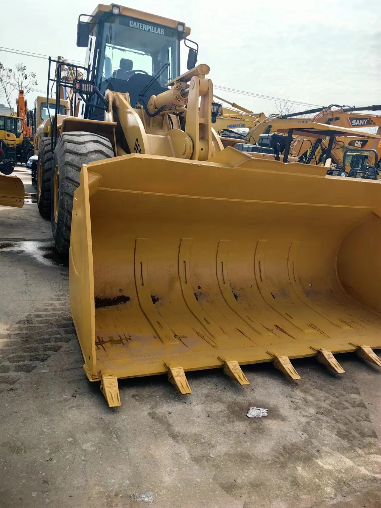 USED Shovel handling machinery 966H American original EPA Engine 6ton used large Front-end loaders for sale