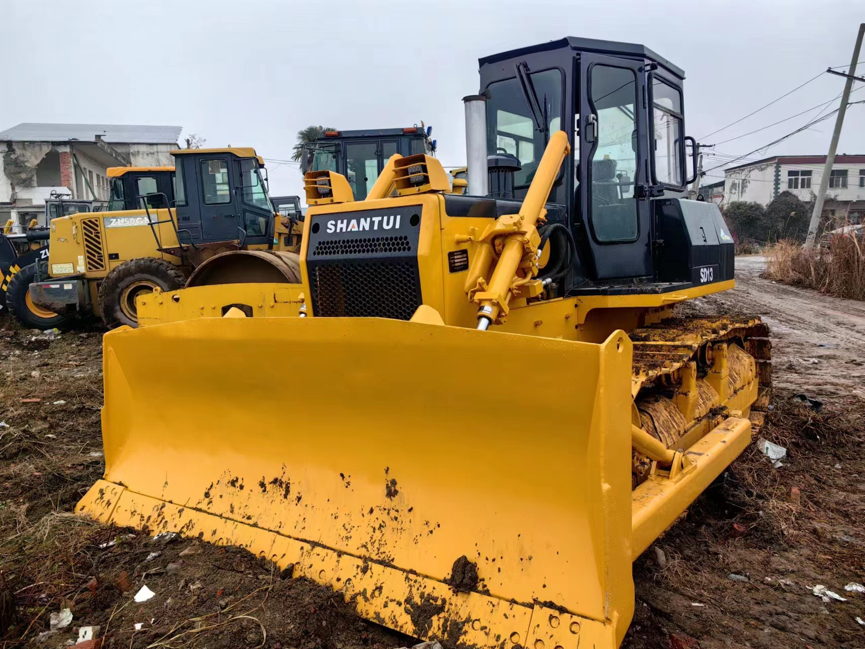 Good condition mechanical mini bulldozer SD13 crawler Bulldozer