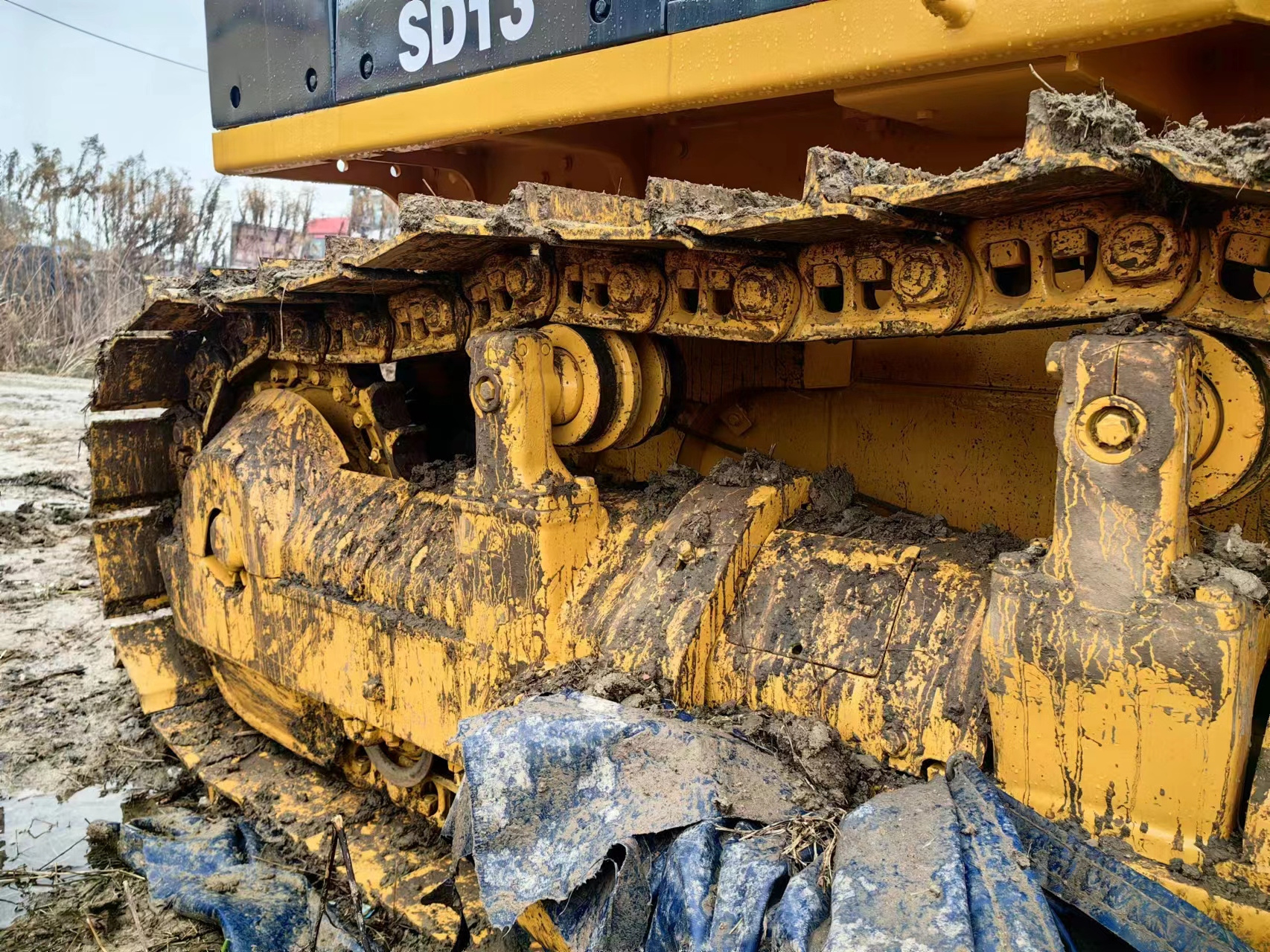 Good condition mechanical mini bulldozer SD13 crawler Bulldozer