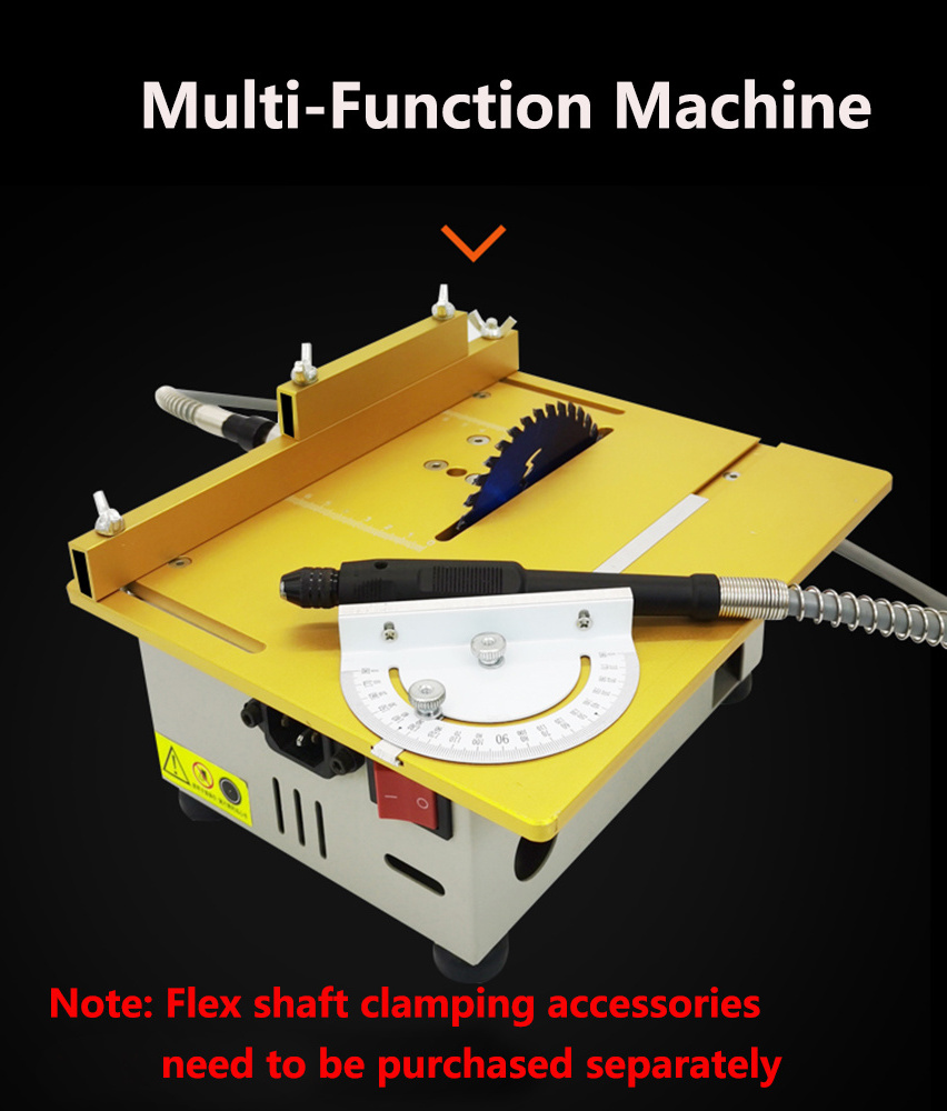 Small Mini CNC Multipurpose Router Woodworking Engraving Machine Saw Table For Woodwork Carpenter Tools Woodworking Machinery