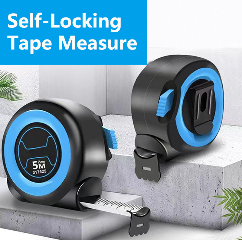 Factory Self-Locking Stainless Steel 5 10 20M Tape Measure Ruler Thicken Scale Digital Metal Woodworking Ruler Measuring Tools