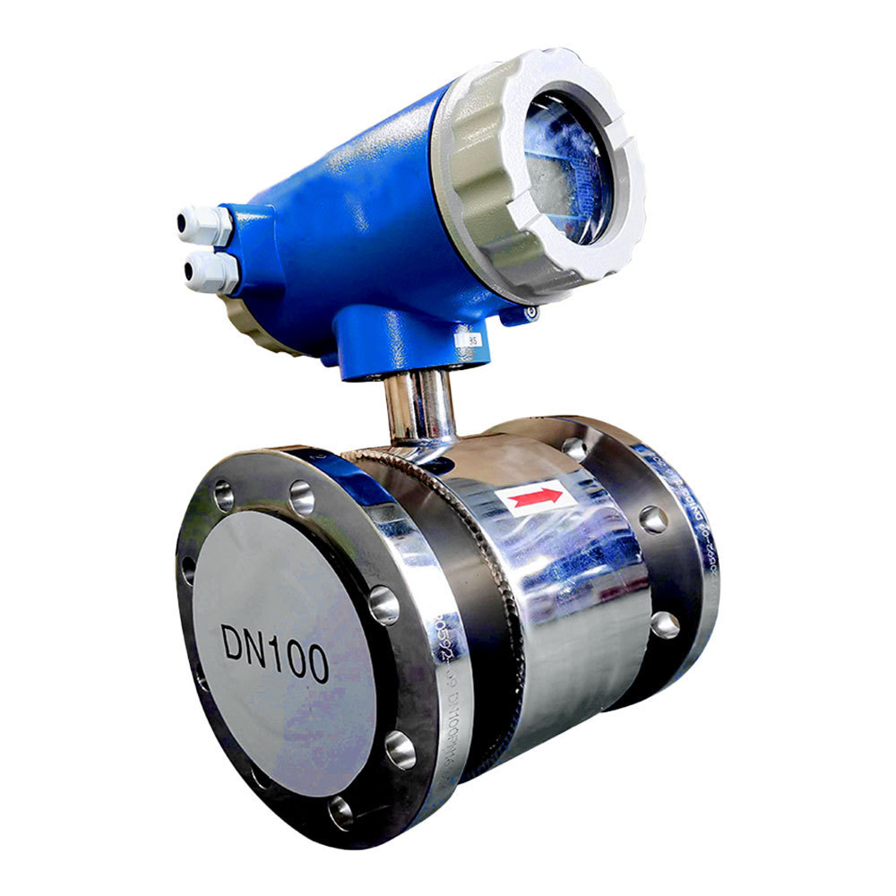 digital Electromagnetic Flow Meters for water  liquid Sewage / Acid Alkali Liquid Water