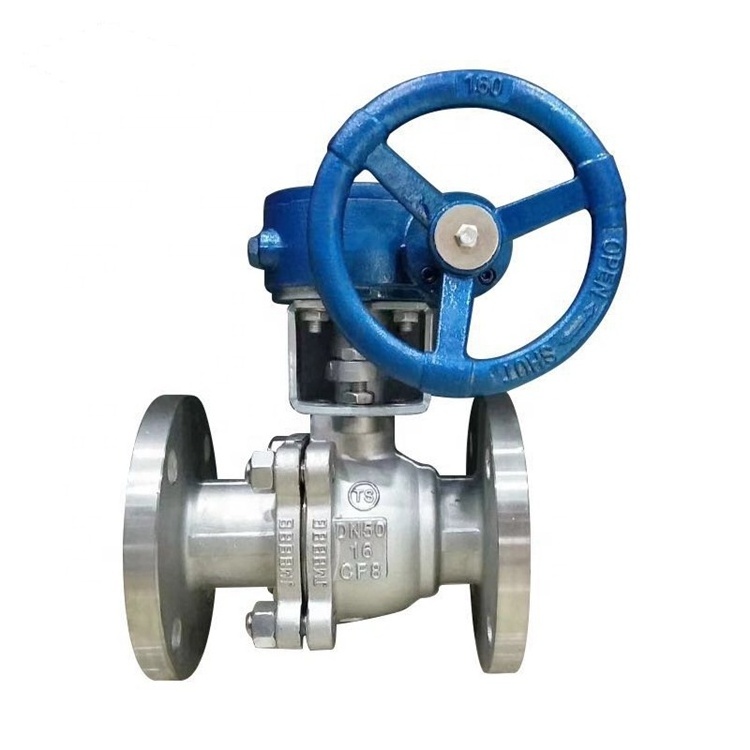 High Temperature ANSI/ DIN Stainless Steel Ball Valve SS304/SS316L Flanged Ball Valve API/ JIS Trunnion Ball Valve