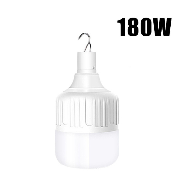 60W/130W Portable Tent Lamp Battery Lantern BBQ Camping Light Outdoor Bulb USB LED Emergency Lights for Patio Porch Garden