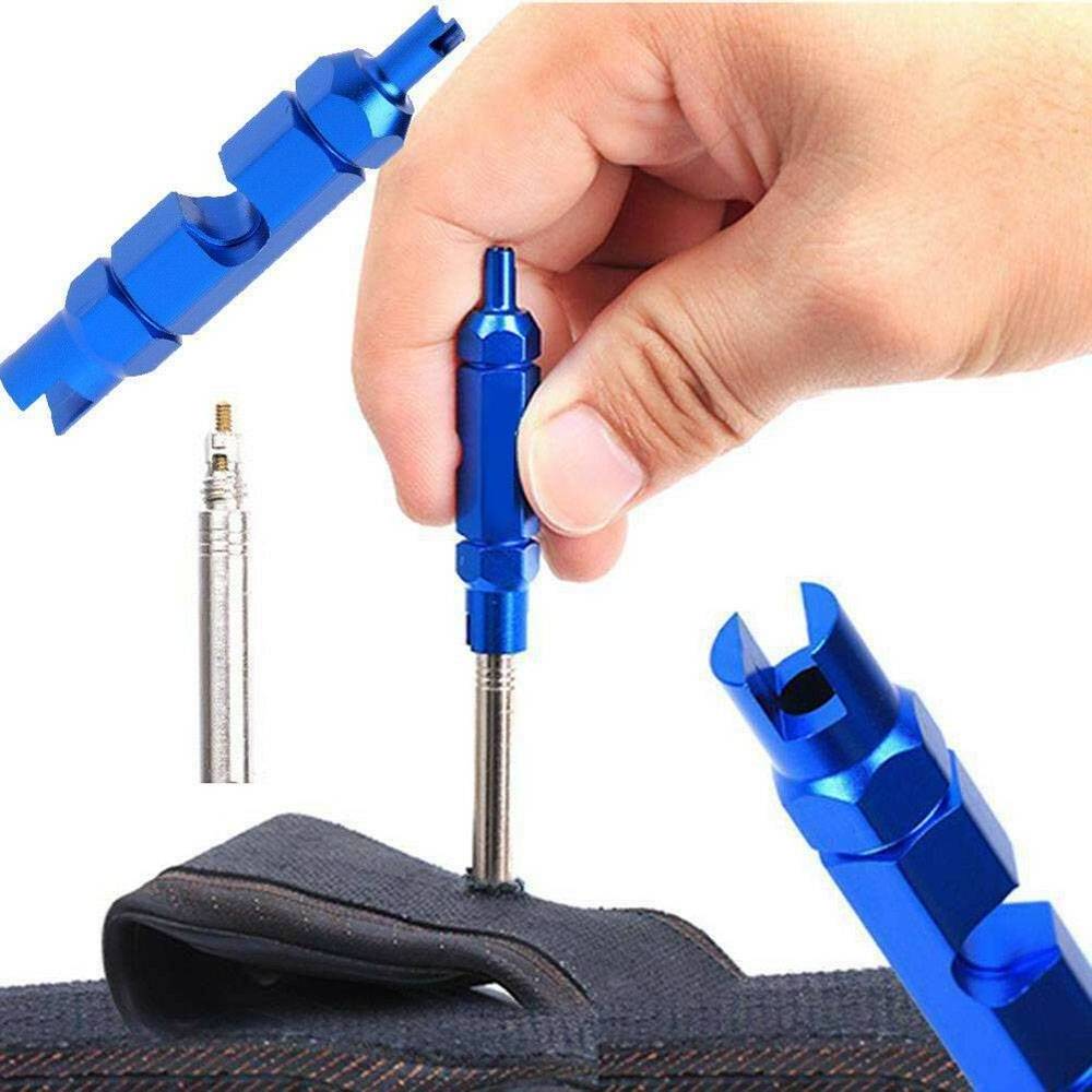 V00011500 Bicycle Tire Nozzle Wrench Multifunctional Valve Core Tool  Portable Removal disassembly spanner Bike Repair