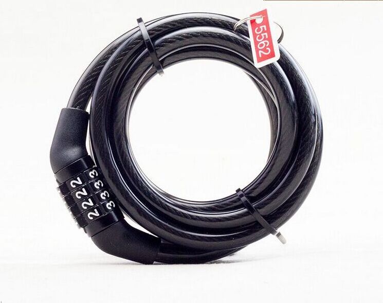 Mountain Bike  Anti-Theft Digital Combination Bike Cable Lock Bicycle Lock