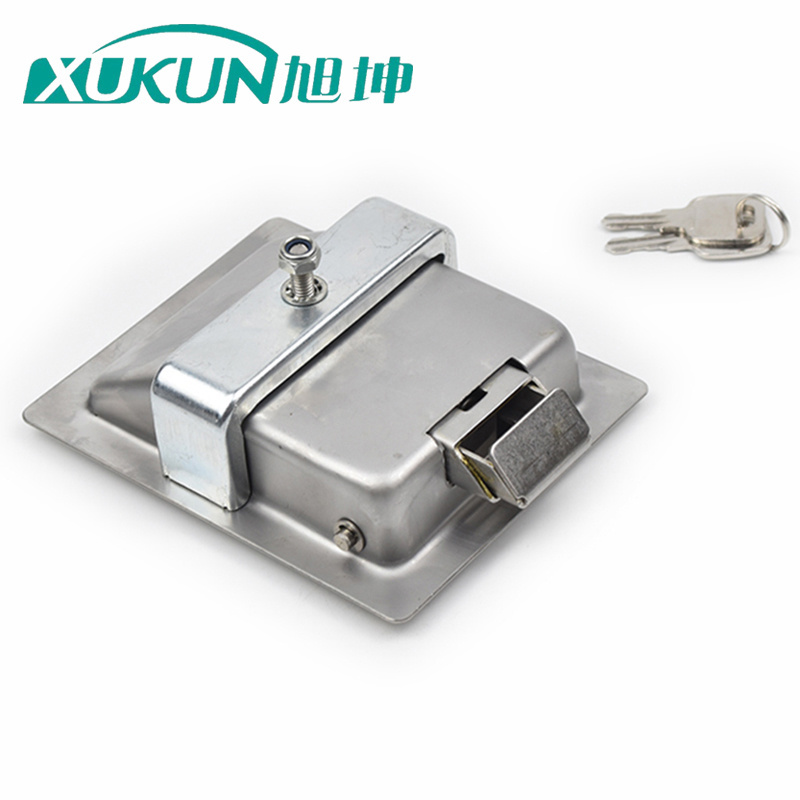 304 Stainless Steel SOUTHCO Keydoor Lock Panel Lock with 2 Keys ,Industrial Electric Cabinet Latch, Toolbox Storage Door Lock