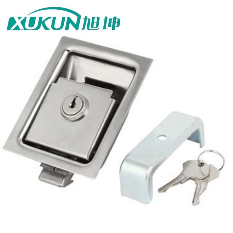 304 Stainless Steel SOUTHCO Keydoor Lock Panel Lock with 2 Keys ,Industrial Electric Cabinet Latch, Toolbox Storage Door Lock