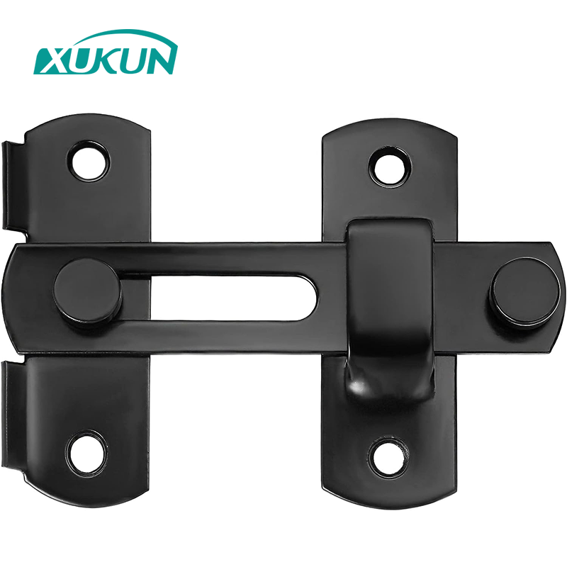 Black Stainless Steel Door Latch for Sliding Door Antique Lock Gate Latches Wine Cabinet Closet Door Latches