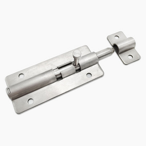 XK1004-180 7 Inch Long Stainless Steel Door Bolts Latch Solid Sliding Bolt Latch Hasp Staple Gate Safety Lock Door Hardware