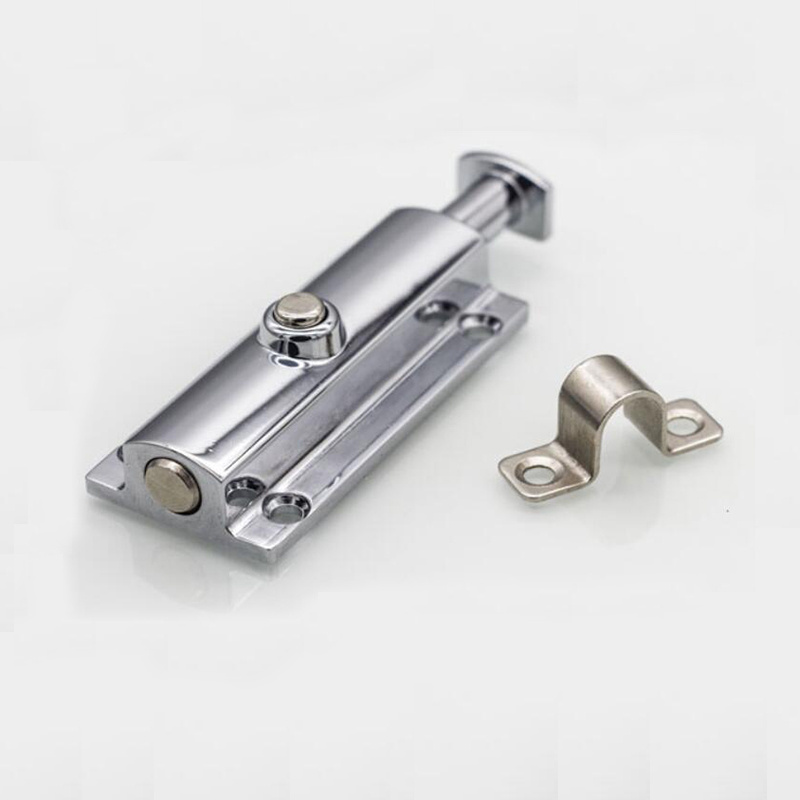 XK1005 High Quality Home Door Window Zinc Alloy Security Slide Bolt Lock for Bathroom Toilet Spring Latch