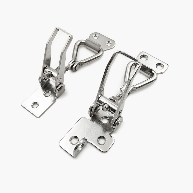 JY721 Toggle Latch Catch Toggle Clamp Adjustable Cabinet Boxes Lever Handle Lock Hasp For Home Sliding Door Furniture Hardware