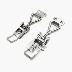 JY721 Toggle Latch Catch Toggle Clamp Adjustable Cabinet Boxes Lever Handle Lock Hasp For Home Sliding Door Furniture Hardware