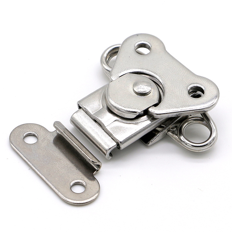 XK705-3 Butterfly Latch Catch Hasps Clamp Use Flight Case Wooden Box Toolbox Buckle Locks Security Tools Furniture Hardware