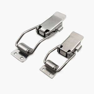 SK3-006S Cabinet Box Locks Spring Loaded Latch Catch Toggle EMKATL-424 Hasps For Sliding Door Window Furniture Hardware