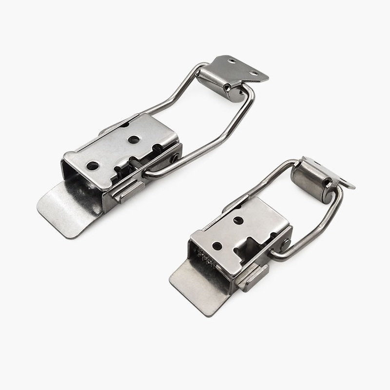 SK3-006S Cabinet Box Locks Spring Loaded Latch Catch Toggle EMKATL-424 Hasps For Sliding Door Window Furniture Hardware