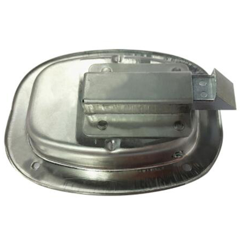 Stainless Steel Electrical Panel Box Handel Paddle Lock Cylinder with Key Secure Cabinet Latch