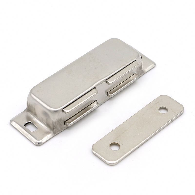 XK809-2 Self-Aligning Wardrobe Door Magnetic Cupboard Catch Latch Stopper Holder For Furniture