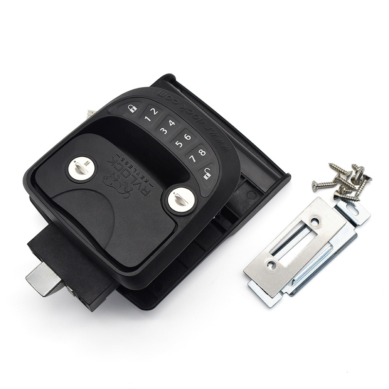 XK159 Password remote control RV door lock Metal Camper Door Lock