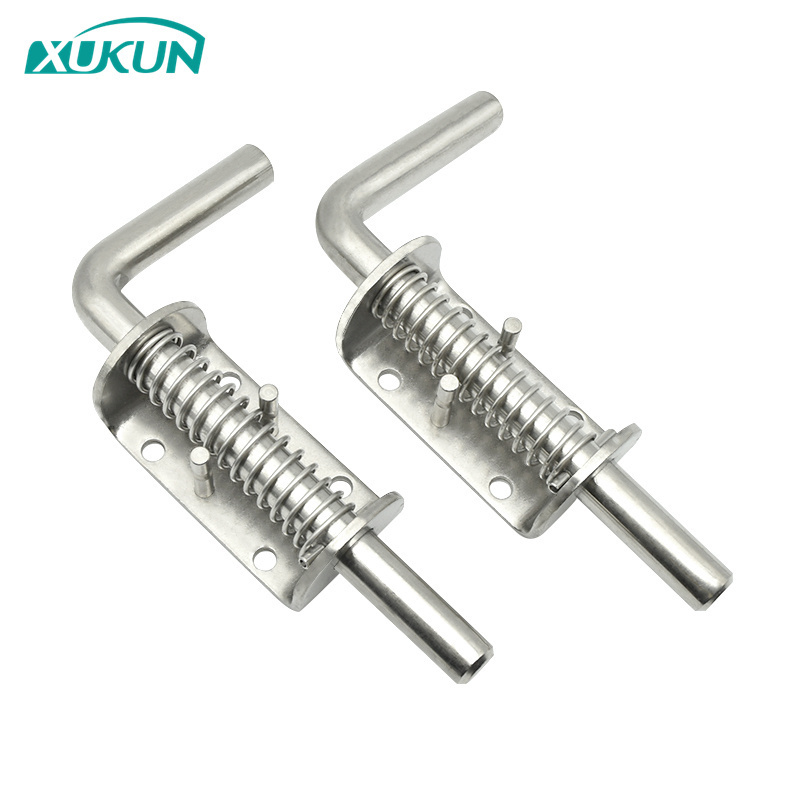 XK1016 178mm length Heavy Duty Bolt Loaded Rod Grip Gate Shed Door Tailgate Trailer stainless steel 304 spring barrel latch