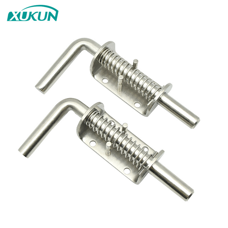 XK1016 178mm length Heavy Duty Bolt Loaded Rod Grip Gate Shed Door Tailgate Trailer stainless steel 304 spring barrel latch