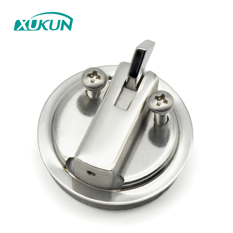 xk246 Stainless Steel Boat Cam Flush Pull Locker Locking Heavy Push Pull Ring Slam Mount Marine Hatch Latches