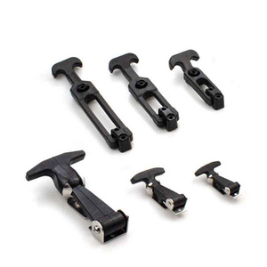 T Shaped Rubber Draw Latch Flexible Damping Rubber Toggle Latch For Engineering Machine Hood Cabinet Spring Hasp Clamp