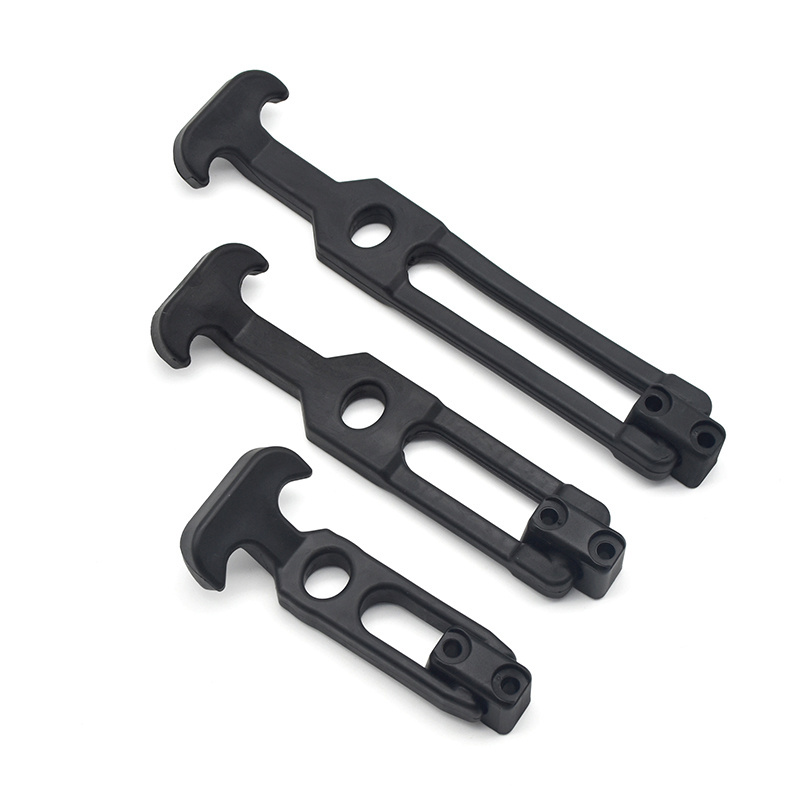 T Shaped Rubber Draw Latch Flexible Damping Rubber Toggle Latch For Engineering Machine Hood Cabinet Spring Hasp Clamp