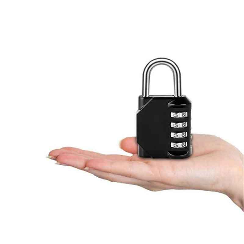 Zinc Alloy Safety Padlock Keyless Digital Gym Port Locker Password Padlock Safety Combination Padlock 4 Digit