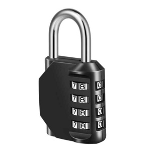 Zinc Alloy Safety Padlock Keyless Digital Gym Port Locker Password Padlock Safety Combination Padlock 4 Digit