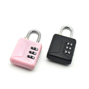 Candado 3-Digit ABS Mini Travel Luggage Lock Plastic Combination Safety Code Number Padlock for Miniature Locks