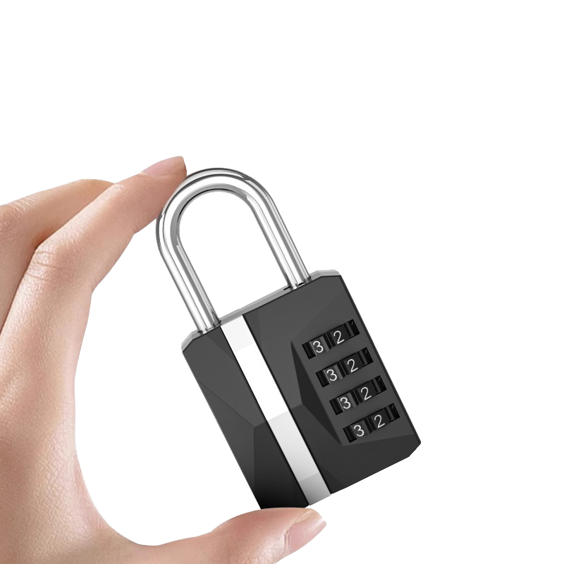 4 Digit Combination Lock Waterproof Outdoor Padlock for School Gym Sports Locker Fence & Luggage for Outdoor Usage