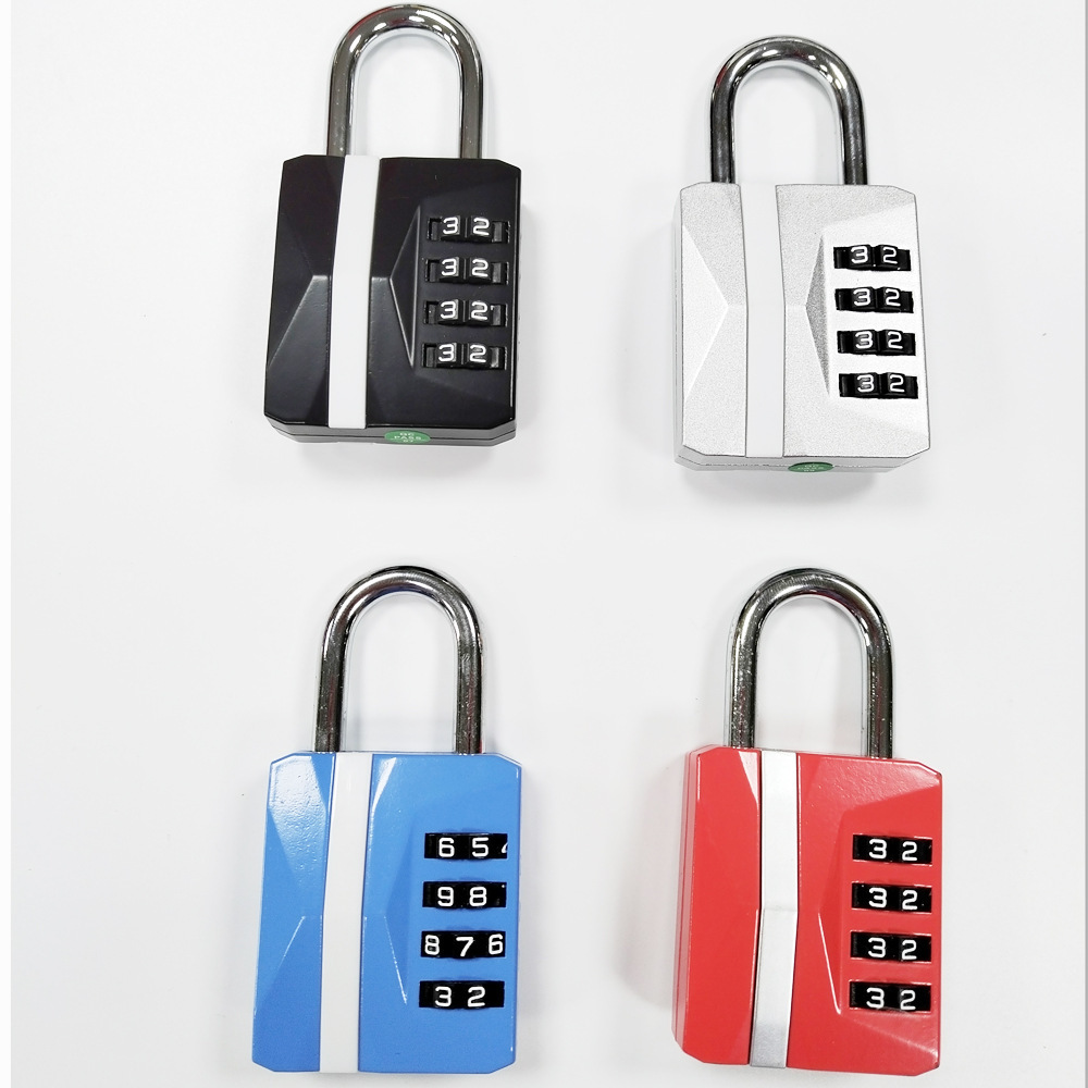 4 Digit Combination Lock Waterproof Outdoor Padlock for School Gym Sports Locker Fence & Luggage for Outdoor Usage