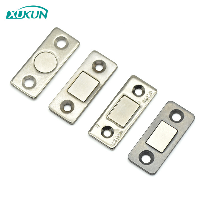 XK816 Magnetic Cabinet Catches Magnet Door Stops Hidden Door Closer With Screw For Closet Cupboard Furniture Hardware