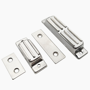 Stainless Steel Magnetic Door Catch, Heavy Duty Magnet Latch Cabinet Catches for Cabinets Shutter Closet Furniture Door