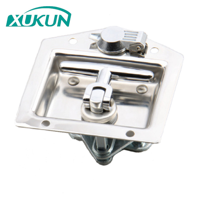 XK126-1 generator set door canopy embedded knob Rotary t handle folding Grip cabinet panel lock latch