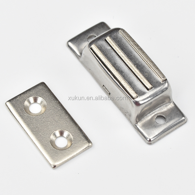 neodymium extra strong stainless steel door stopper  catch magnetic door latch