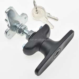 XUKUN Same SOUTHCO 92-21-531 T swivel latch lock black with key mechanical equipment handle cabinet lock