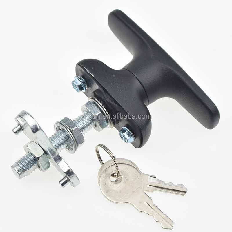 XUKUN Same SOUTHCO 92-21-531 T swivel latch lock black with key mechanical equipment handle cabinet lock