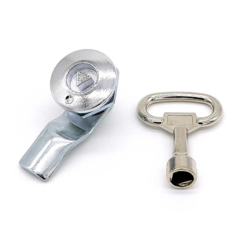 xk206-3 SOUTHCO 7mm triangle lock core E5-1-021-030 round head tongue lock with construction equipment door lock