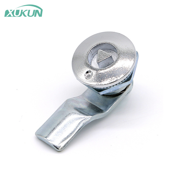 xk206-3 SOUTHCO 7mm triangle lock core E5-1-021-030 round head tongue lock with construction equipment door lock