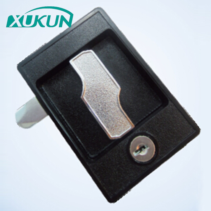 XK121 switchboard cabinet electric quarter turn flush handle panel door Tongue lock latch