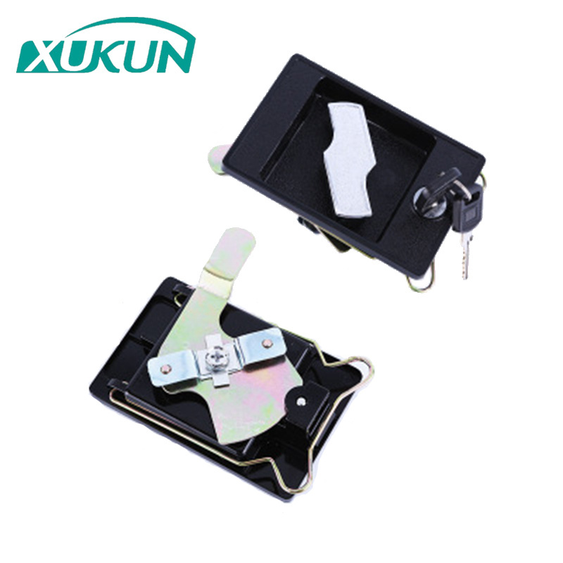 XK121 switchboard cabinet electric quarter turn flush handle panel door Tongue lock latch