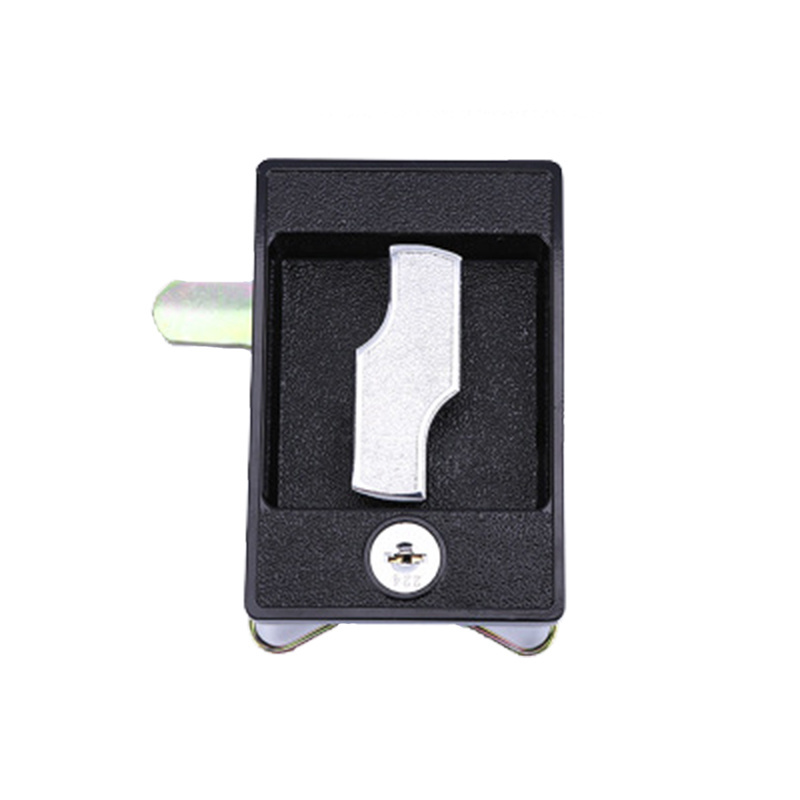 XK121 switchboard cabinet electric quarter turn flush handle panel door Tongue lock latch