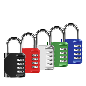 Large 4-Digit Mechanical Zinc Alloy Code Lock Moisture-Proof and Rust-Resistant Padlock for Gym Outdoor Warehouse Door Use