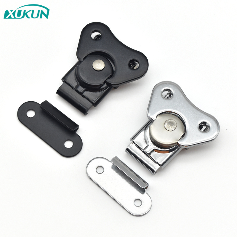 Essential Carbon Steel Toggle Latch and Staples Hasp Lock for Wooden Boxes Secure Storage Hardware for Protection