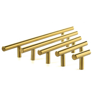 Hot Selling And Versatile Brushed Nickel Stainless Steel Cabinet Handles Drawer Handles gold handles